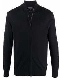 Emporio Armani - Vest Met Rits - Lyst