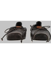 MM6 by Maison Margiela - Lace-Up Ballet Flats - Lyst