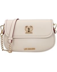 Love Moschino - Liebe Moschino -Umhängetaschen Frauen Polyurethan Beige/Elfenbein - Lyst