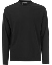 Fedeli - Long Sleeved Crew Neck T Shirt - Lyst