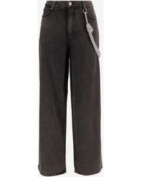 Pinko - Lauryn Lyocell And Cotton Trousers - Lyst