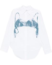 Jean Paul Gaultier - The Scanned Bra Shirt - Lyst