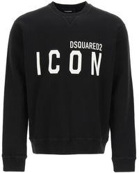 DSquared² - Icon crew neck Sweatshirt - Lyst