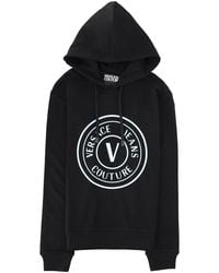 Versace Jeans Couture - Logo Hooded Sweatshirt - Lyst