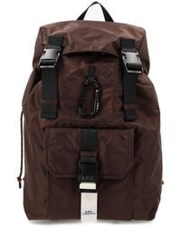 A.P.C. - Backpack "Trek" With Logo - Lyst