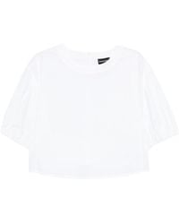 Emporio Armani - Cotton Blouse - Lyst