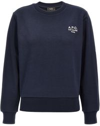 A.P.C. - Boxy Rue Madame Cotton Crew-Neck Sweatshirt - Lyst