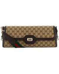 Gucci - Original Gg Fabric Medium Luce Shoulder Bag - Lyst