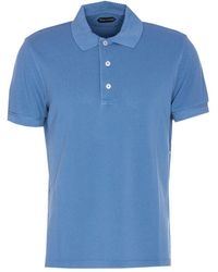 Tom Ford - Classic Pique Polo With Tailored Fit - Lyst