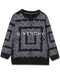 Givenchy - Crewneck Sweatshirt Patterned Print And Logo - Lyst