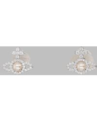 Vivienne Westwood - Earrings Olympia Pearl - Lyst