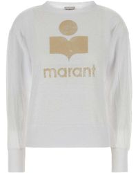 Isabel Marant - Linen Klowia T-Shirt - Lyst