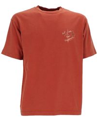 Drole de Monsieur - Brick Esquisse Slogan T Shirt - Lyst