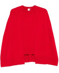 TOTEME - Pull À Détail De Cape Col Rond - Lyst