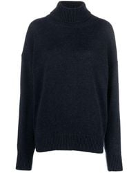 Alysi - Two-Tone Roll-Neck Jumper - Lyst