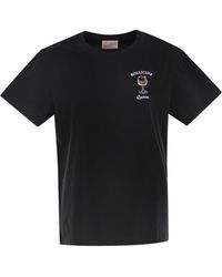 Mc2 Saint Barth - Emilie T -shirt Met Borduurwerk Op De Borst - Lyst