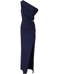 Elisabetta Franchi - Carpet Oltremare Asymmetric Dress - Lyst