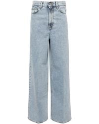TOTEME - Wide Leg Jeans - Lyst