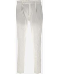 Devore - Weiße Stretch-Slim-Hose - Lyst