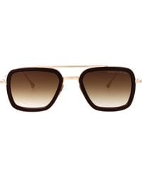 Dita Eyewear - Squared Sunglasses 7806 W Rtb Gld - Lyst