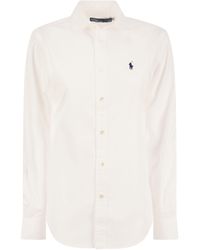 Polo Ralph Lauren - Met Lange Mouwen Katoenen Shirt - Lyst