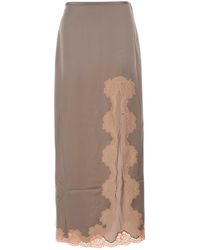 Valentino Garavani - Silk Satin Skirt - Lyst