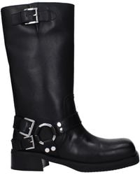 Michael Kors - Boots Crosby Leather - Lyst