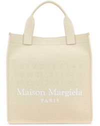 Maison Margiela - Ivory Canvas Shopping Bag - Lyst