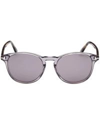 Tom Ford - Zonnebril Ft1097 20 C Lewis Havana/grijs Unisex - Lyst