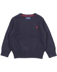 Polo Ralph Lauren - Ls Cn-Sweater-Pullover Cotton Crewneck - Lyst