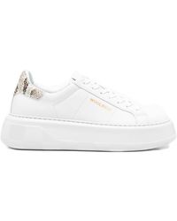 Woolrich - Chunky Court Leather Sneakers - Lyst