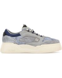 Fendi - Denim Force Sneakers - Lyst