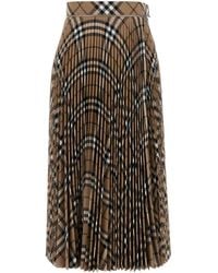 Burberry - Skirts - Lyst