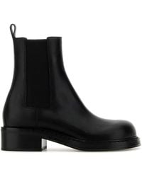 Bottega Veneta - Leather Cliff Ankle Boots - Lyst