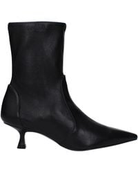 Stuart Weitzman - Boots Naomi Vrouwen Skin Black - Lyst