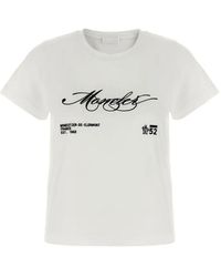 Moncler - Borduurwerk T -shirt - Lyst