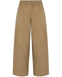 Weekend by Maxmara - Milva Terra Cropped Trousers - Lyst