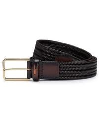 Santoni - Leather Belt - Lyst