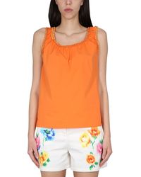 Moschino - Cotton Tops - Lyst