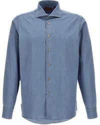 Borriello - Camicia Da Chambray - Lyst
