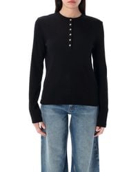 Anine Bing - T-shirts et polos noirs - Lyst