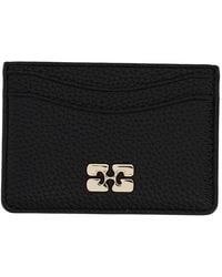 Ganni - Card Holder With Logo - Lyst