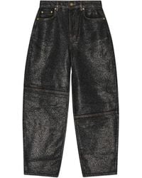 Ganni - Organic Cotton Denim Jeans - Lyst