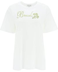 Collina Strada - Organic Cotton T Shirt With Rhinestones - Lyst