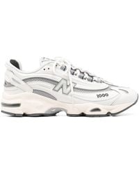 New Balance - Calf Leather Sneakers - Lyst