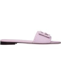 Fendi - Sandals And Clogs/Pastel Leather - Lyst