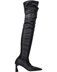 Stella McCartney - Stivali Elsa Donna Eco Pelle Nero - Lyst