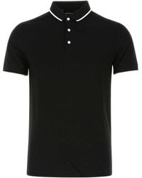 Emporio Armani - Cotton Polo Shirt - Lyst