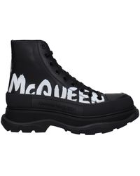 McQueen - Sneakers Men Leather Black - Lyst