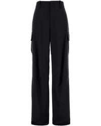Bottega Veneta - Midnight Wool Cargo Pant - Lyst